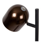 SKANSKA RECH - Oplaadbare Vloerlamp Binnen/Buiten - Accu/Batterij - Ø 23 cm - LED Dimb. - CCT - 1x3W 3000K/6000K - IP44 - Koffie