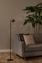 SKANSKA RECH - Oplaadbare Vloerlamp Binnen/Buiten - Accu/Batterij - Ø 23 cm - LED Dimb. - CCT - 1x3W 3000K/6000K - IP44 - Koffie