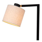LESLEY - Lampadaire - 1xE27 - Noir