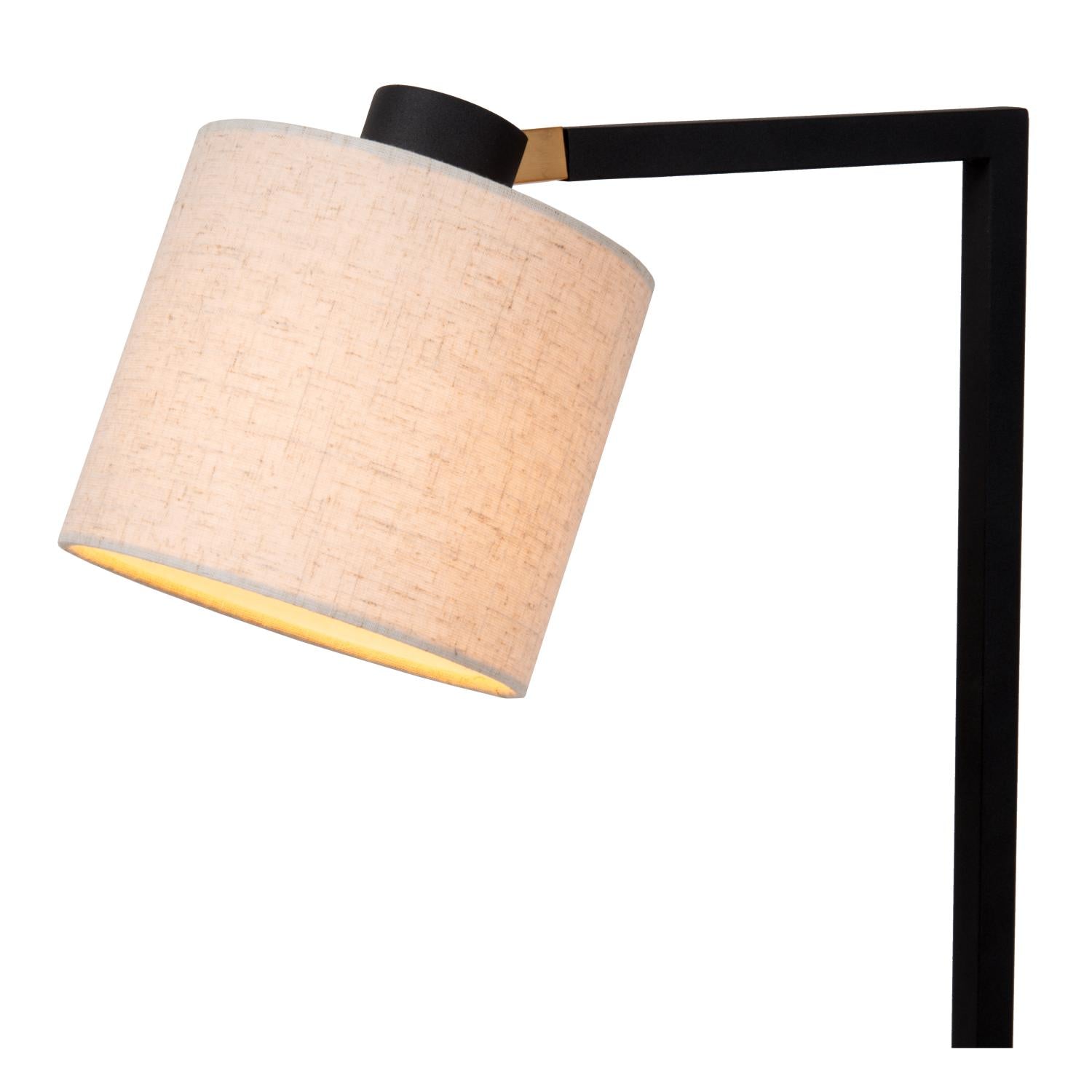 LESLEY - Lampadaire - 1xE27 - Noir