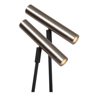 DUARTE - Lampadaire - 2xG9 - Fer gris | Vibes