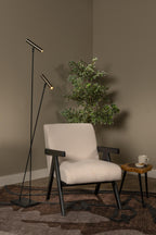 DUARTE - Lampadaire - 2xG9 - Fer gris | Vibes