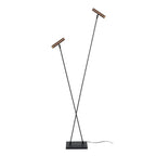 DUARTE - Lampadaire - 2xG9 - Café | Vibes