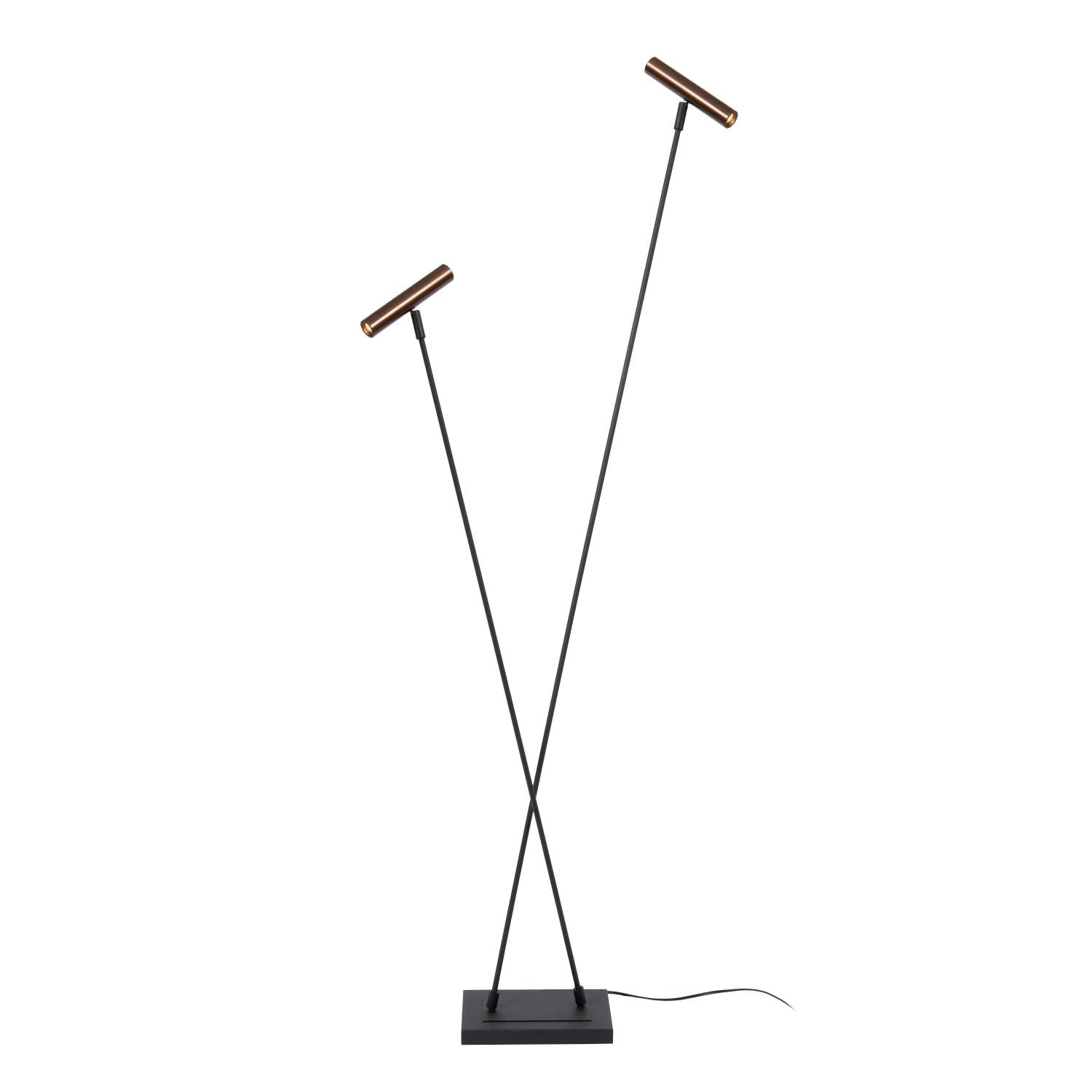 DUARTE - Lampadaire - 2xG9 - Café | Vibes