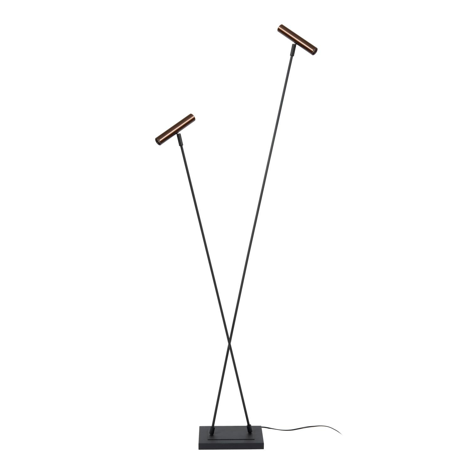 DUARTE - Lampadaire - 2xG9 - Café | Vibes