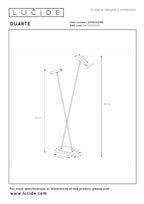 DUARTE - Lampadaire - 2xG9 - Café | Vibes