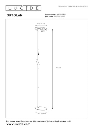 ORTOLAN - Vloerlamp - LED Dimb. - CCT - 2700K/4000K - Taupe | Essential
