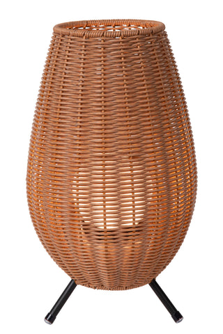 COLIN IP44 - Lampe de table rechargeable Intérieur/Extérieur - Batterie/Pile - LED 3 StepDim - 1x3W 3000K - IP44 - Naturel