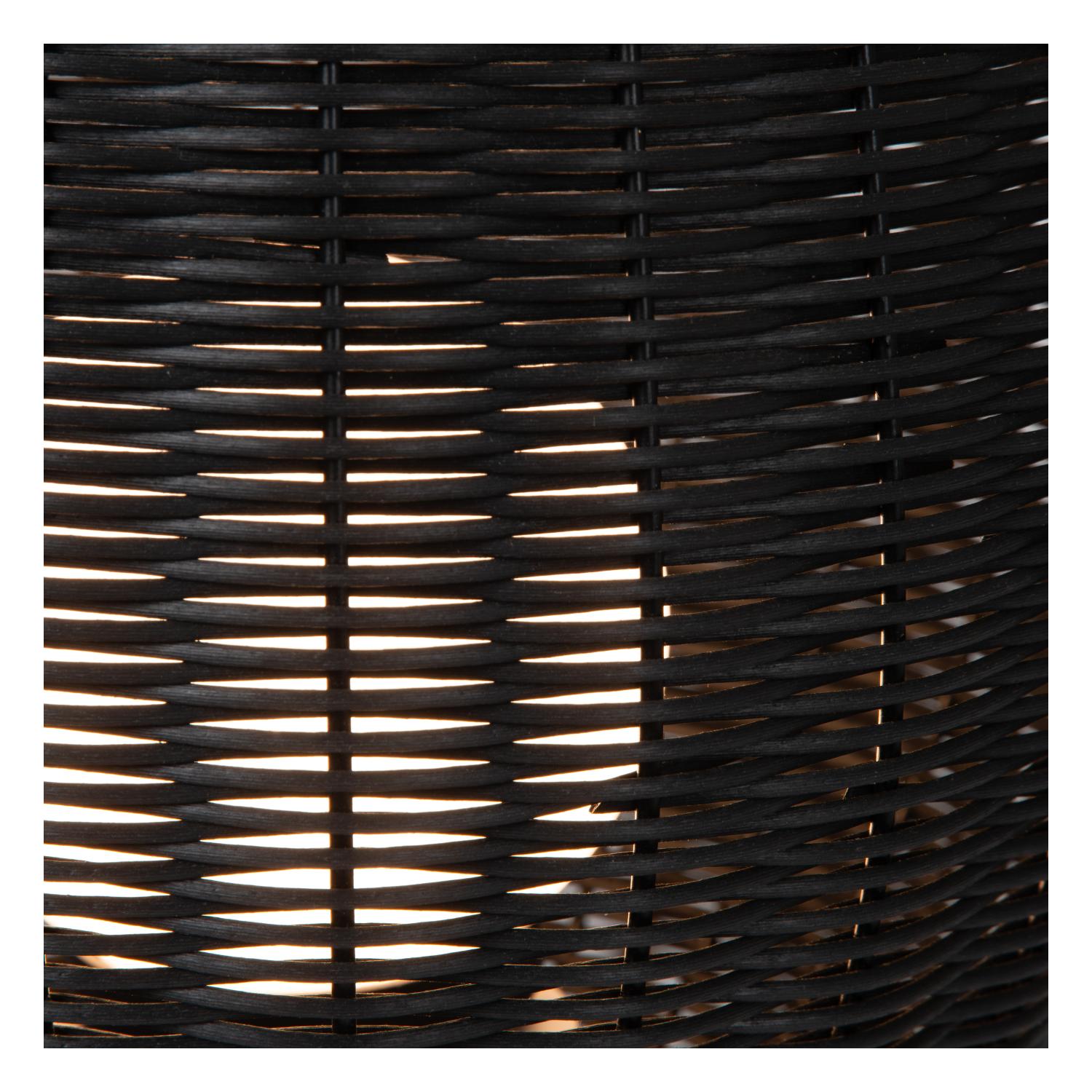 COLIN IP44 - Lampe de table rechargeable Intérieur/Extérieur - Batterie/Pile - LED 3 StepDim - 1x3W 3000K - IP44 - Noir
