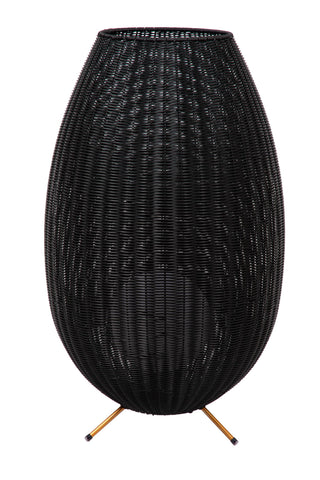 COLIN IP44 - Lampadaire rechargeable Intérieur/Extérieur - Batterie/Pile - LED 3 StepDim - 1x3W 3000K - IP44 - Noir