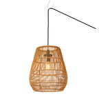 NERIDA - Hanglamp Binnen/Buiten - Ø 35 cm - 1xE27 - IP44 - Geschikt voor vide en hoge plafonds - Naturel