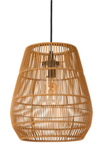 NERIDA - Hanglamp Binnen/Buiten - Ø 35 cm - 1xE27 - IP44 - Geschikt voor vide en hoge plafonds - Naturel