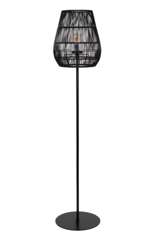 NERIDA - Lampadaire Intérieur/Extérieur - Ø 35 cm - 1xE27 - IP44 - Noir