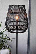 NERIDA - Lampadaire Intérieur/Extérieur - Ø 35 cm - 1xE27 - IP44 - Noir