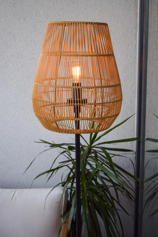 NERIDA - Lampadaire Intérieur/Extérieur - Ø 35 cm - 1xE27 - IP44 - Naturel