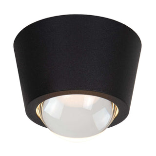 RIGON - Plafonnier - Ø 9 cm - LED - 1x6W 3000K - Noir