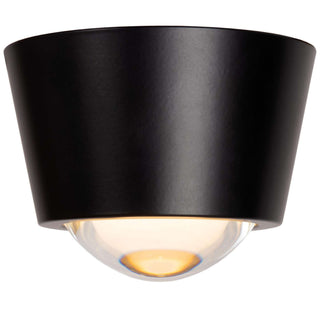 RIGON - Plafonnier - Ø 9 cm - LED - 1x6W 3000K - Noir