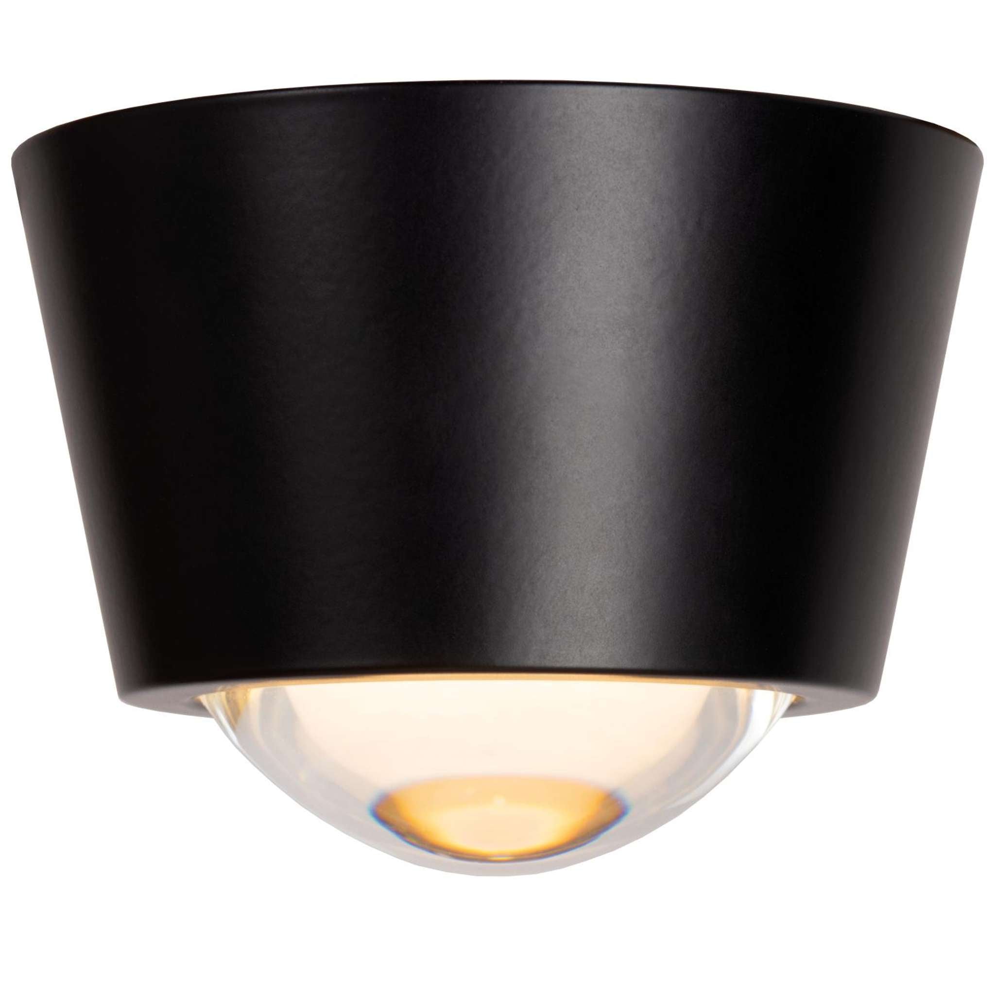 RIGON - Plafonnier - Ø 9 cm - LED - 1x6W 3000K - Noir