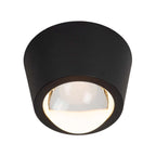 RIGON - Plafonnier - Ø 9 cm - LED - 1x6W 3000K - Noir