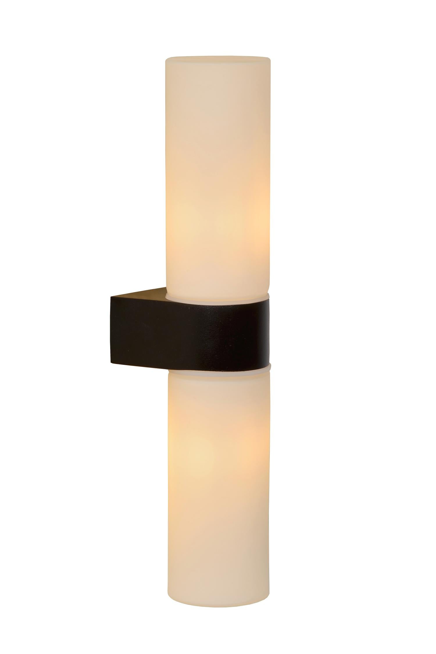 JESSE - Wandlamp Badkamer - 2xG9 - IP44 - Zwart