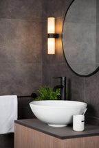 JESSE - Wandlamp Badkamer - 2xG9 - IP44 - Zwart