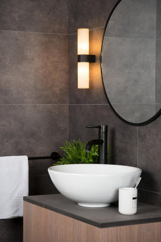JESSE - Wandlamp Badkamer - 2xG9 - IP44 - Zwart