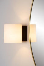 JELTE - Wandlamp Badkamer - 1xG9 - IP44 - Zwart