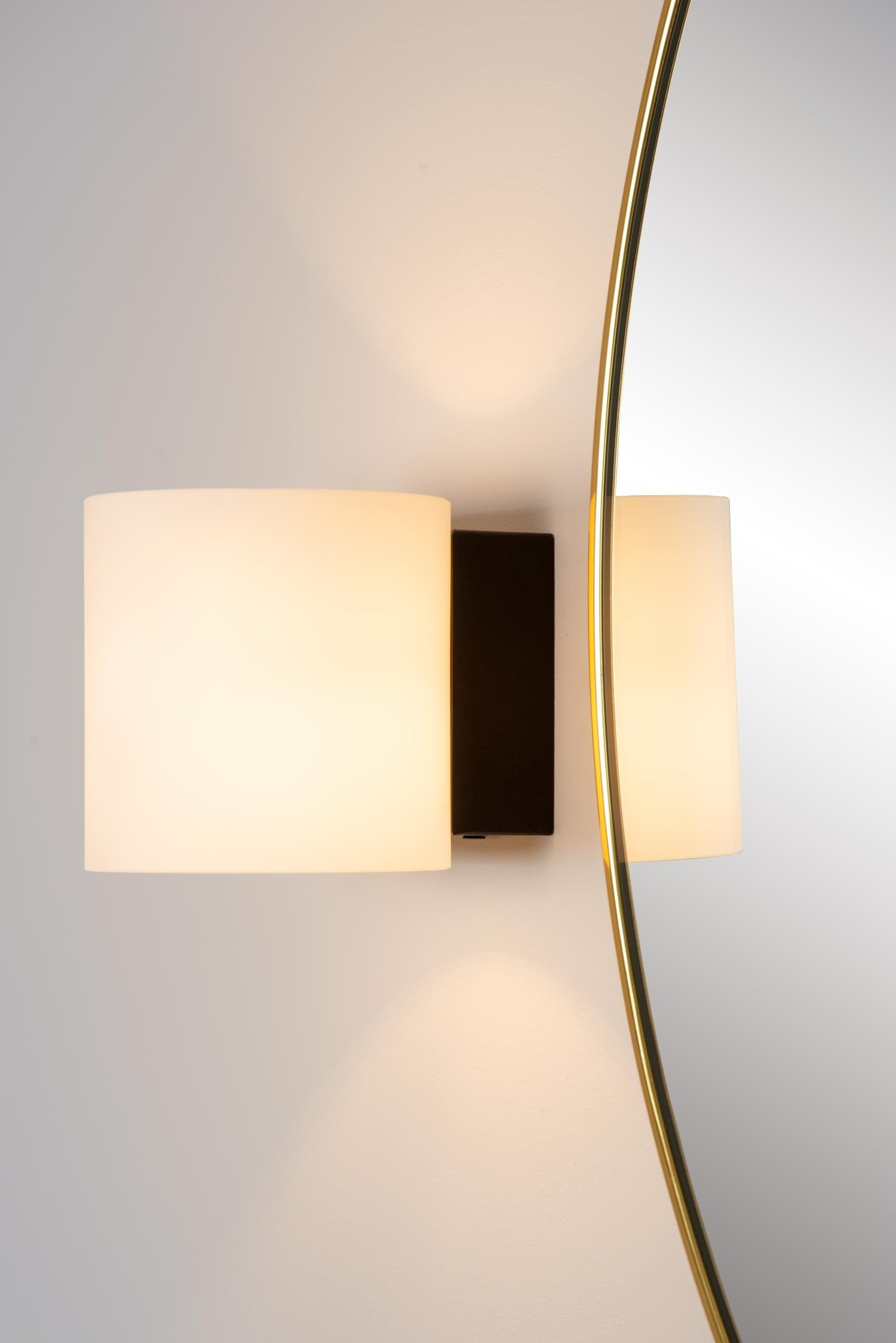 JELTE - Wandlamp Badkamer - 1xG9 - IP44 - Zwart
