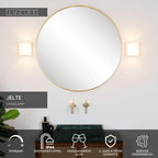JELTE - Wandlamp Badkamer - 1xG9 - IP44 - Zwart