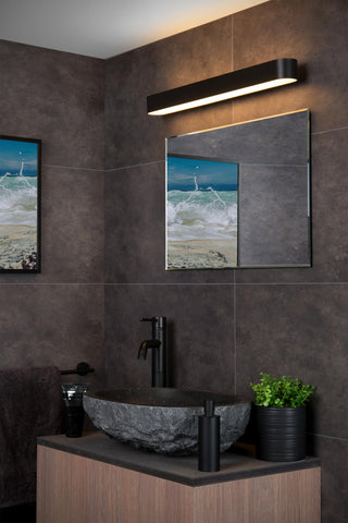MADELON - Applique murale Salle de bain - LED - 1x9W 2700K - IP44 - Noir