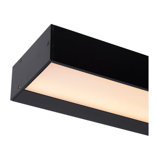 ALEXA - Wall light Bathroom - LED - 1x8W 2700K - IP44 - Black