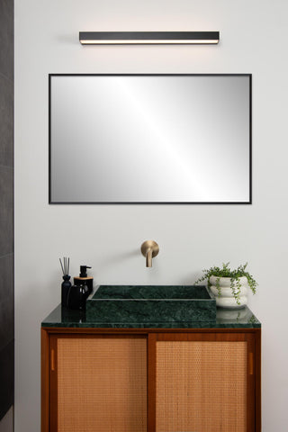 ALEXA - Wall light Bathroom - LED - 1x8W 2700K - IP44 - Black