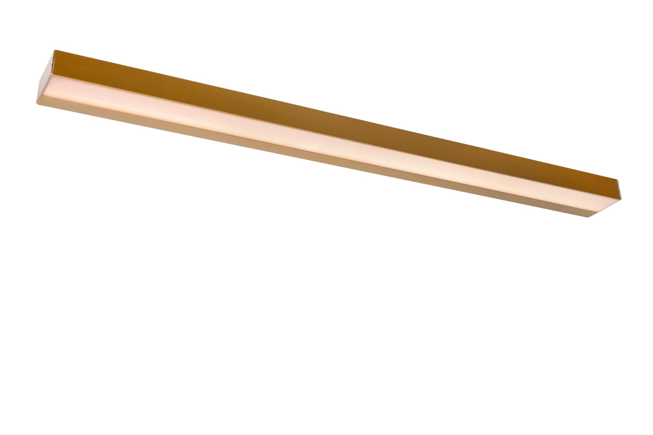 ALEXA - Wandlamp Badkamer - LED - 1x13W 2700K - IP44 - Mat Goud / Messing