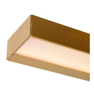 ALEXA - Wandlamp Badkamer - LED - 1x13W 2700K - IP44 - Mat Goud / Messing