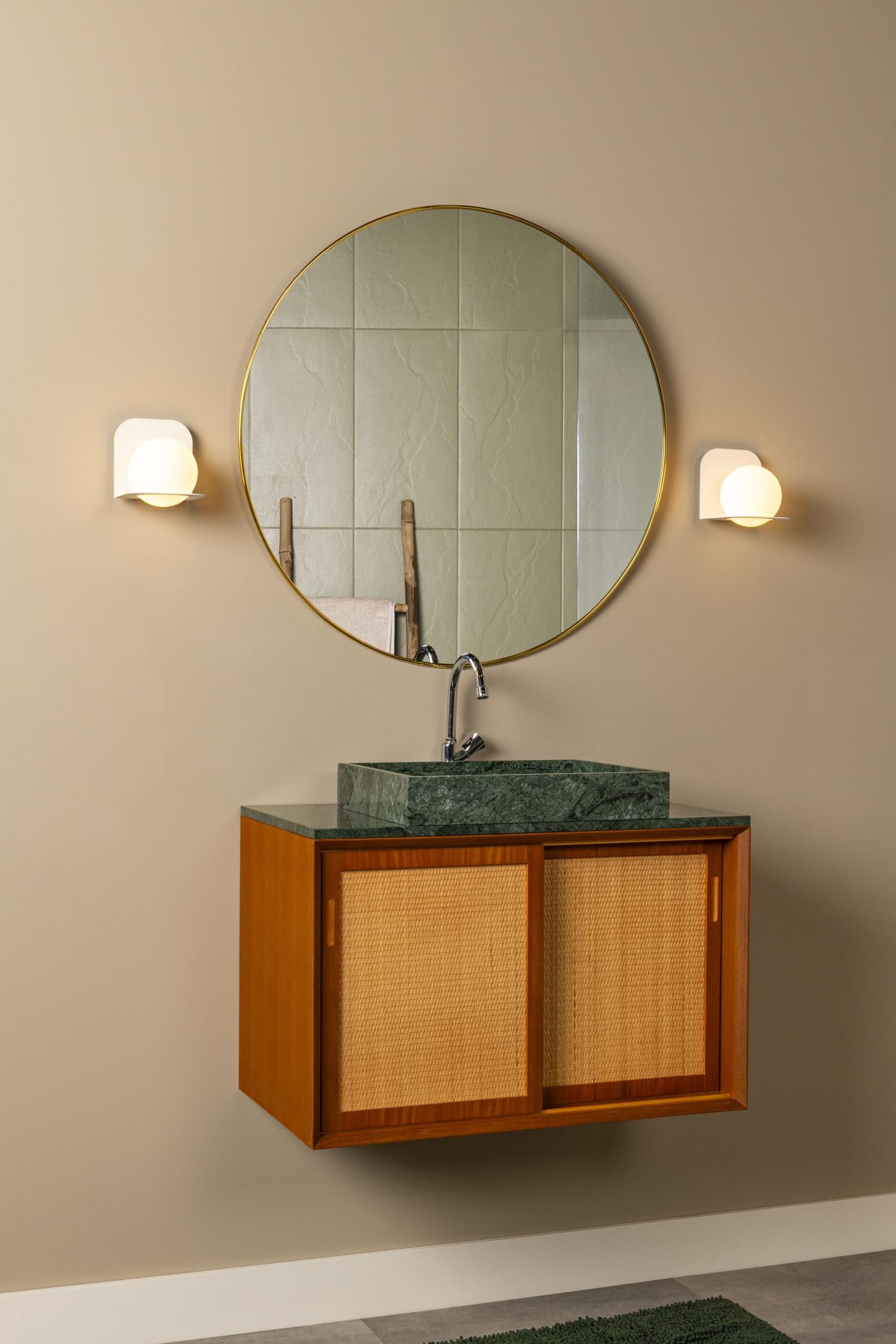 DAVY - Wandlamp Badkamer - 1xG9 - IP44 - Wit