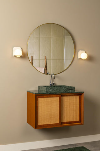 DAVY - Wandlamp Badkamer - 1xG9 - IP44 - Grijs