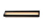 WANDA - Wandlamp Badkamer - LED - 1x15W 3000K - IP44 - Zwart