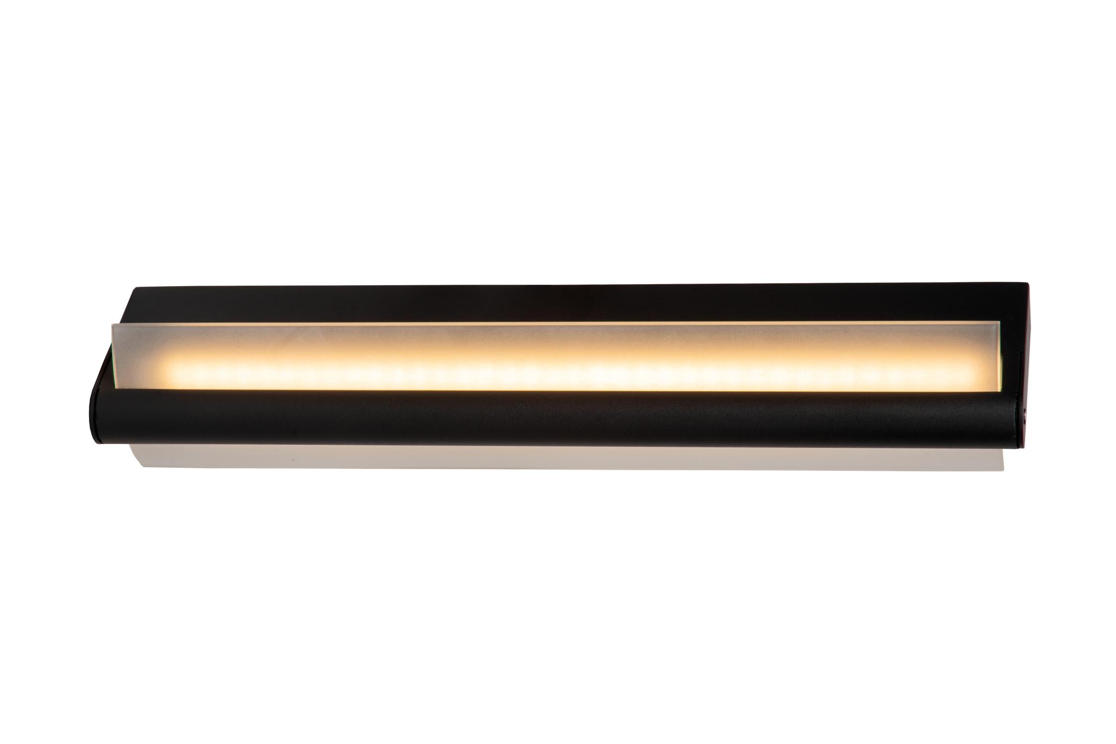 WANDA - Wandlamp Badkamer - LED - 1x15W 3000K - IP44 - Zwart