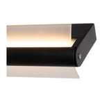 WANDA - Wandlamp Badkamer - LED - 1x15W 3000K - IP44 - Zwart