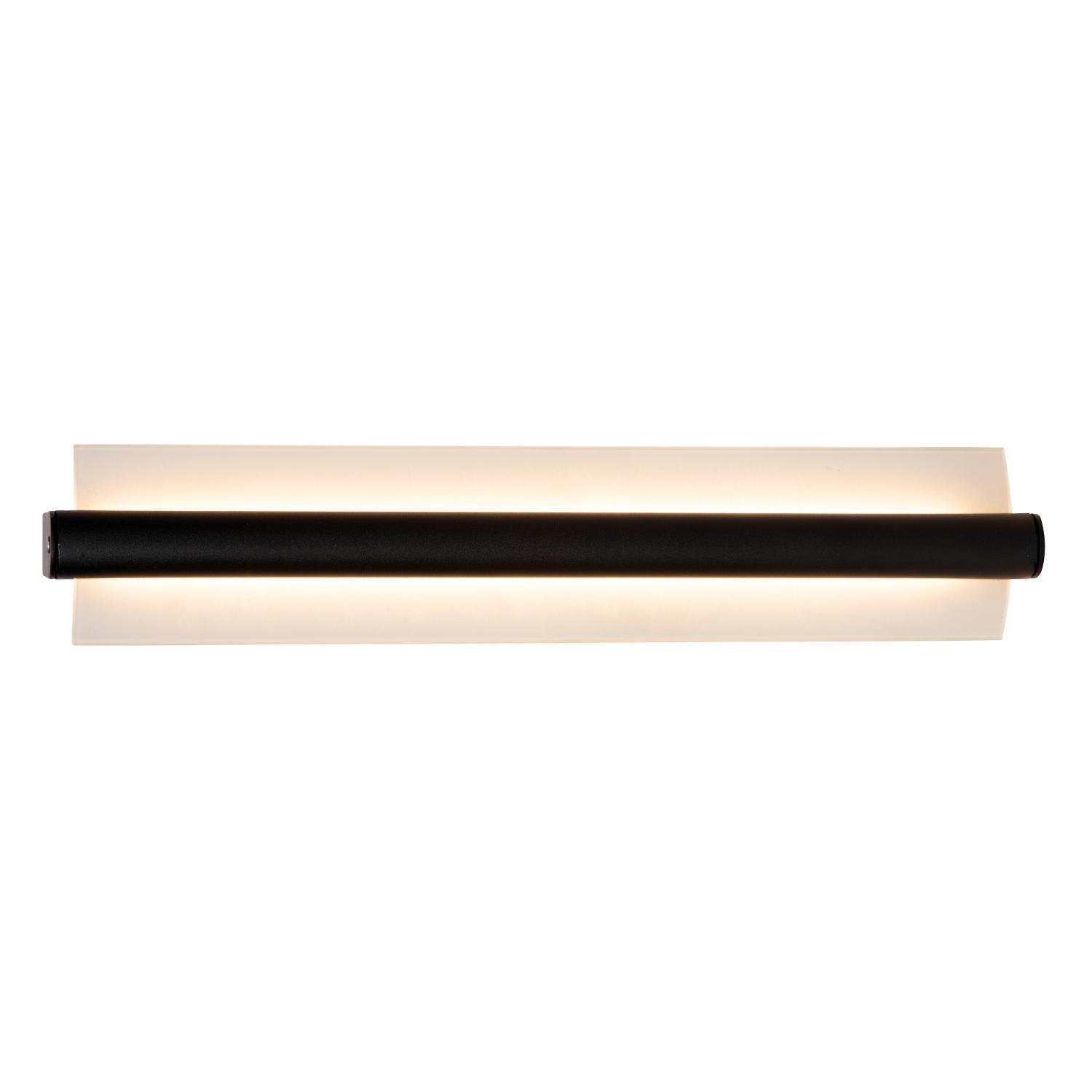 WANDA - Wandlamp Badkamer - LED - 1x15W 3000K - IP44 - Zwart