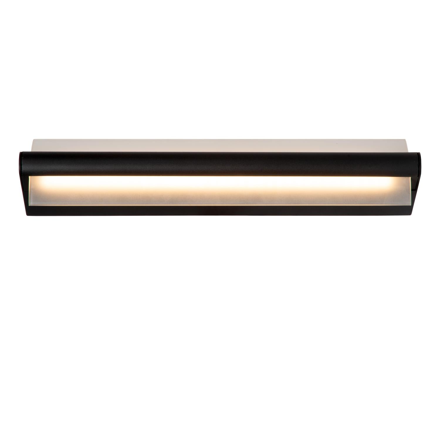 WANDA - Wandlamp Badkamer - LED - 1x15W 3000K - IP44 - Zwart