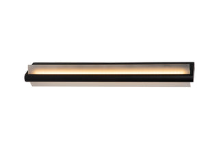 WANDA - Wandlamp Badkamer - LED - 1x19W 3000K - IP44 - Zwart