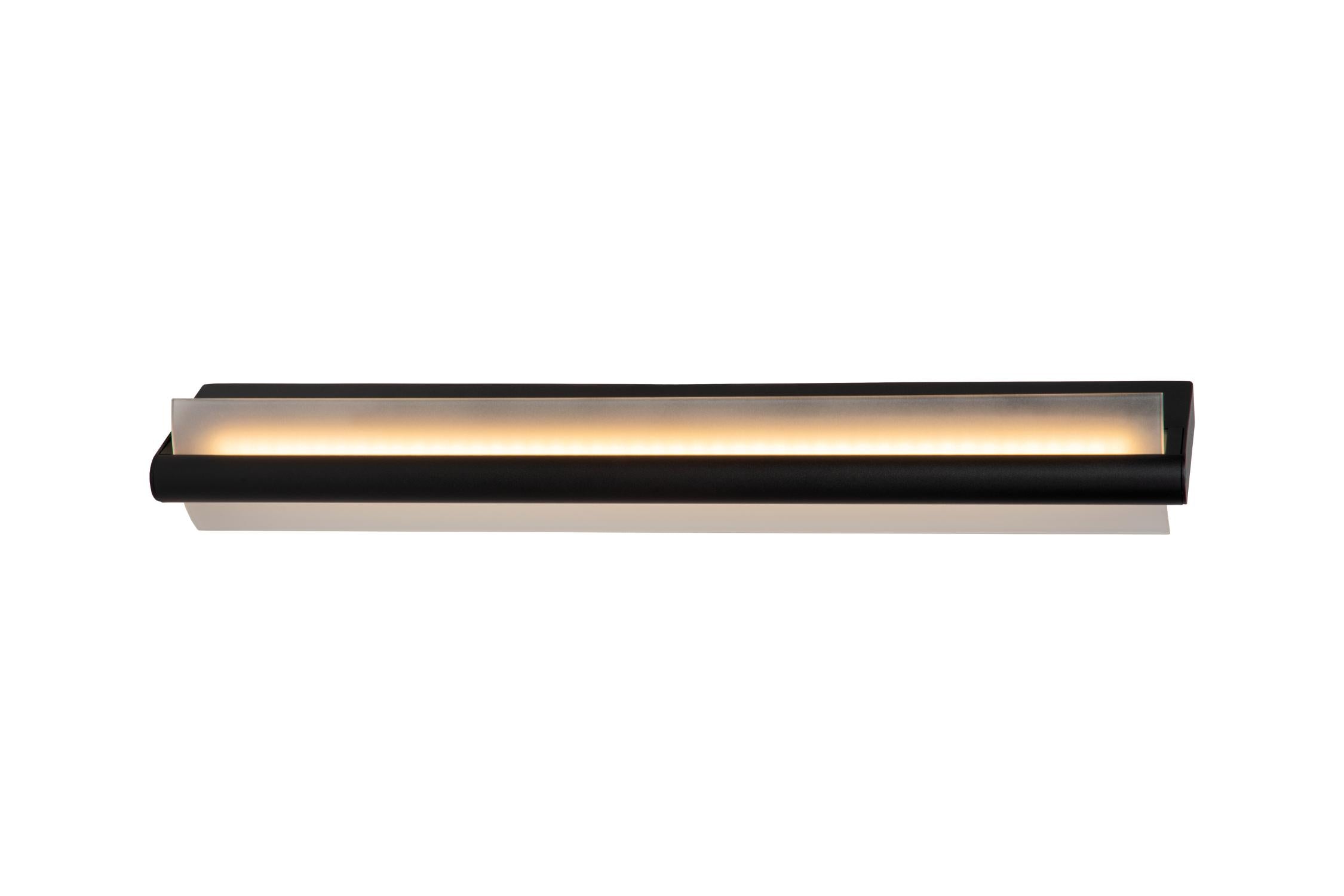 WANDA - Wandlamp Badkamer - LED - 1x19W 3000K - IP44 - Zwart