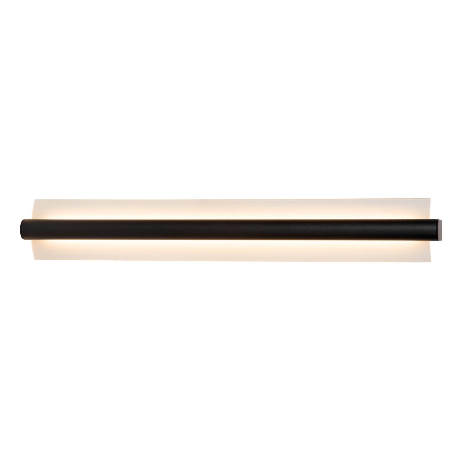 WANDA - Wandlamp Badkamer - LED - 1x19W 3000K - IP44 - Zwart