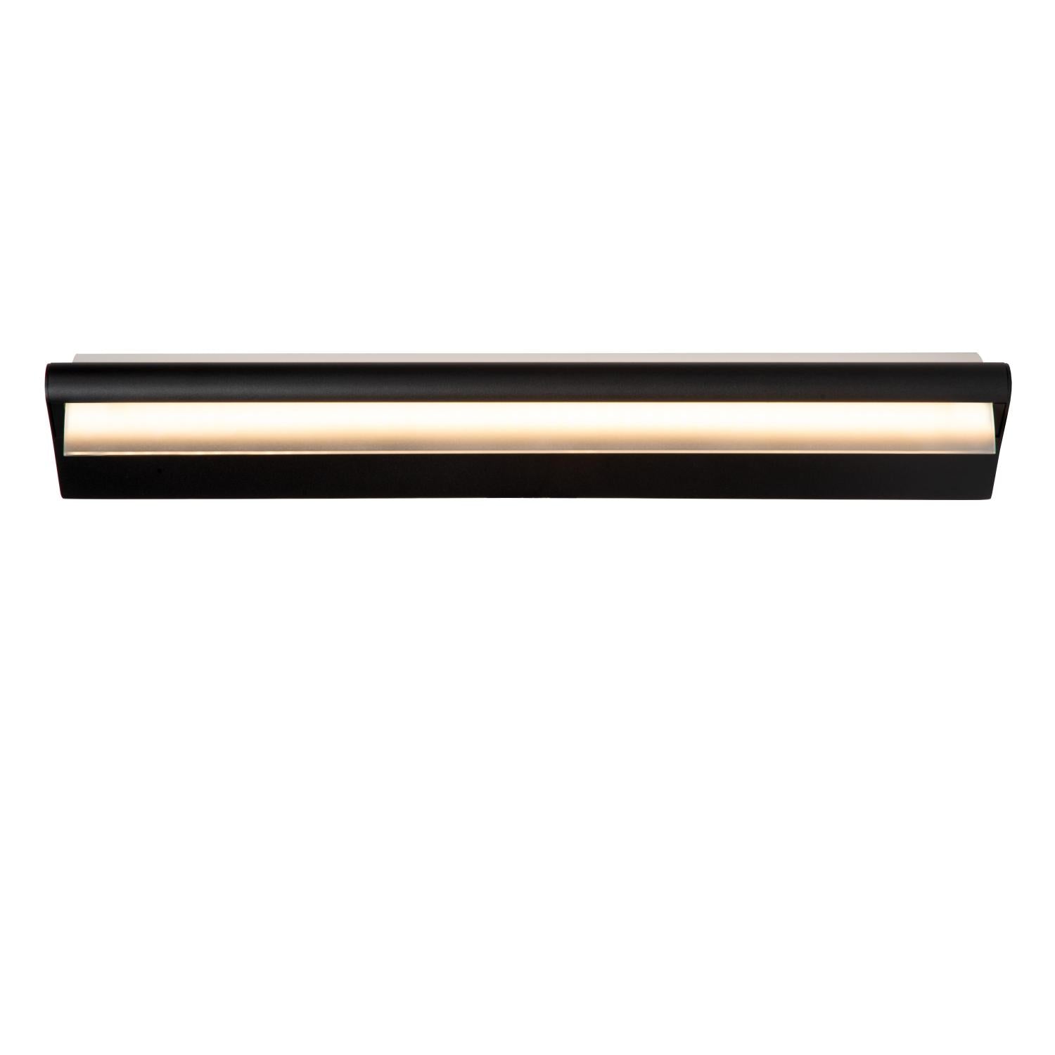 WANDA - Wandlamp Badkamer - LED - 1x19W 3000K - IP44 - Zwart