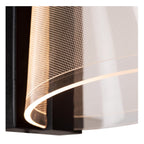 KORGIS - Wall light Bathroom - LED - 1x10W 3000K - IP44 - Transparent