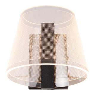 KORGIS - Wall light Bathroom - LED - 1x10W 3000K - IP44 - Transparent