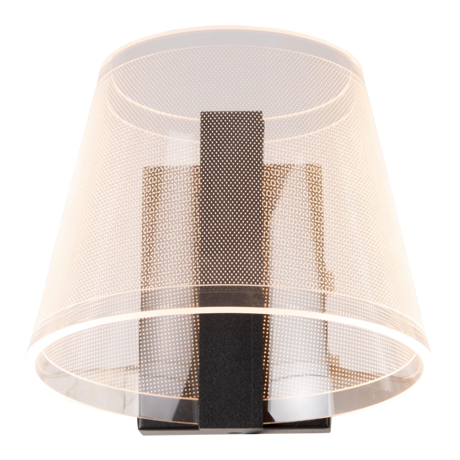 KORGIS - Wall light Bathroom - LED - 1x10W 3000K - IP44 - Transparent