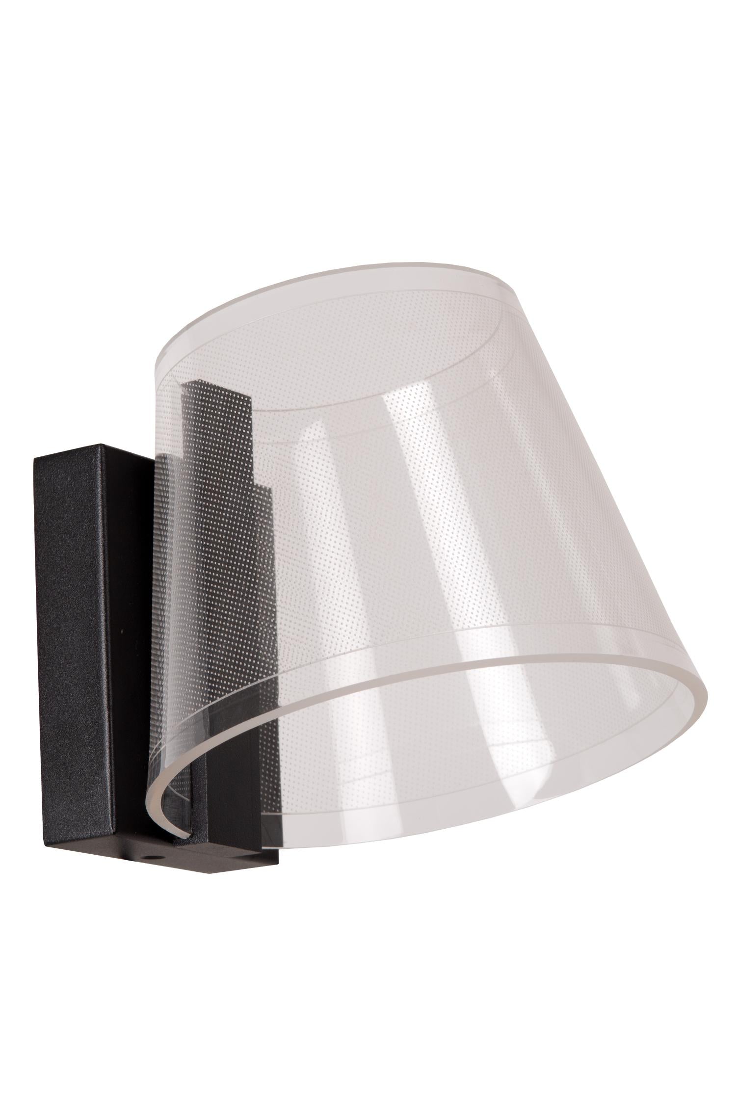 KORGIS - Wall light Bathroom - LED - 1x10W 3000K - IP44 - Transparent