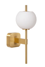 ELDA - Wandlamp Badkamer - 1xG9 - IP44 - Mat Goud / Messing